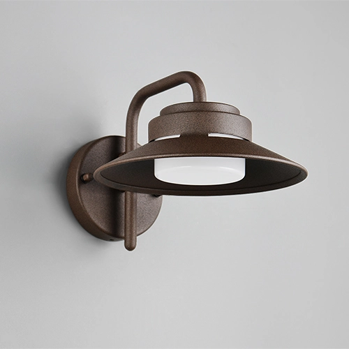 Modern stable lamp Atrato Rusty brown Trio 4017807691276