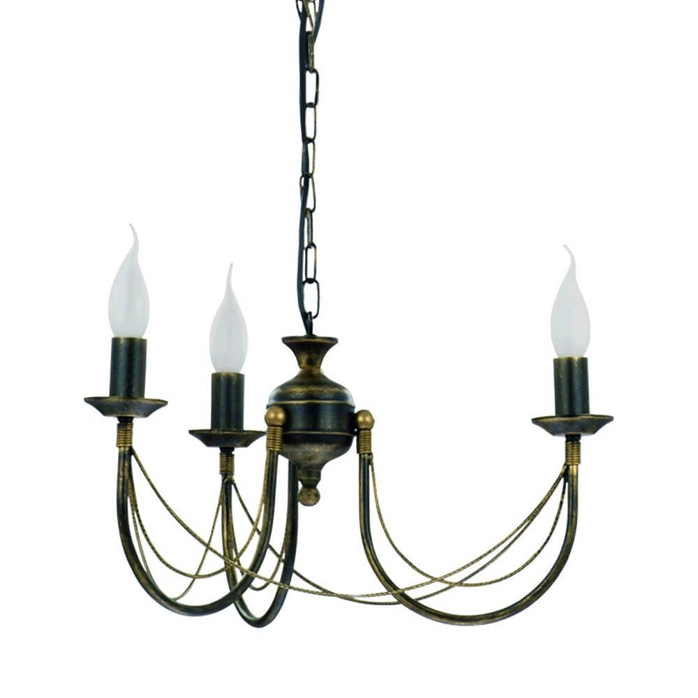 3-light chandelier Ares