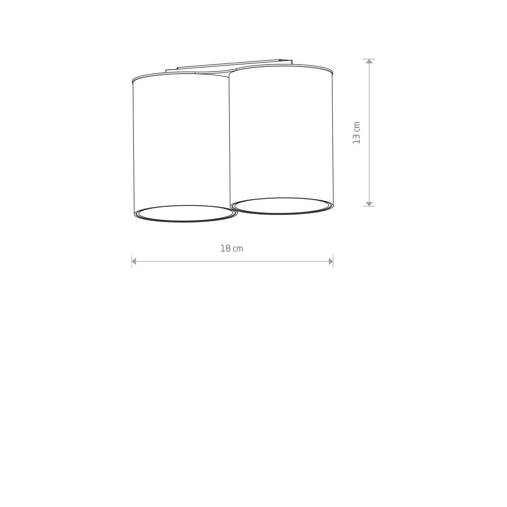 Ceiling lamp Eye Tone 2-spot Lyora 5903139808699