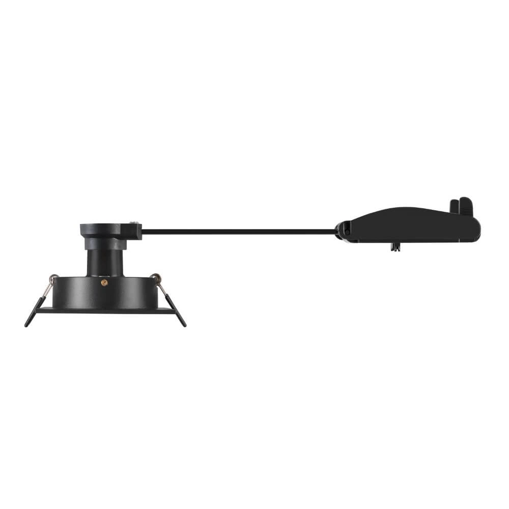 Recessed spotlight New Tria 75 square - black - GU10 SLV 4024163276115