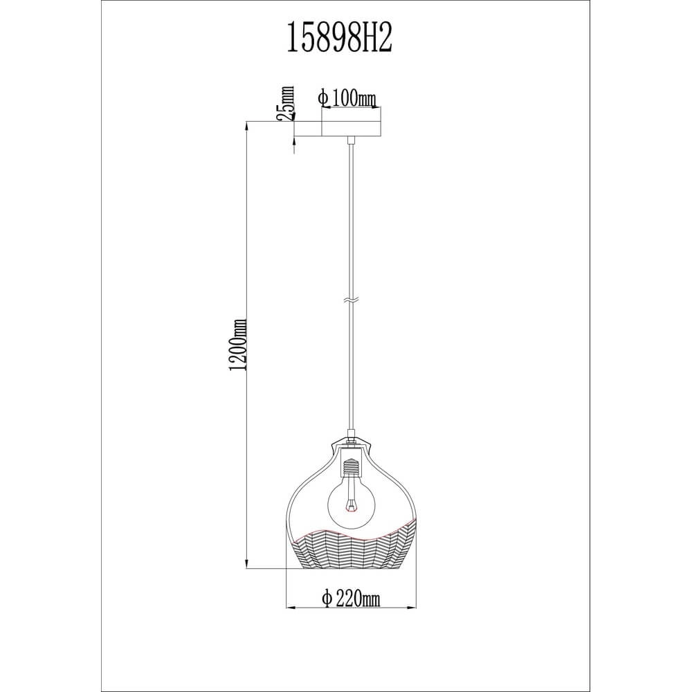 Pendant lamp Jessica with pink glass Ø 18cm Globo 9007371484119
