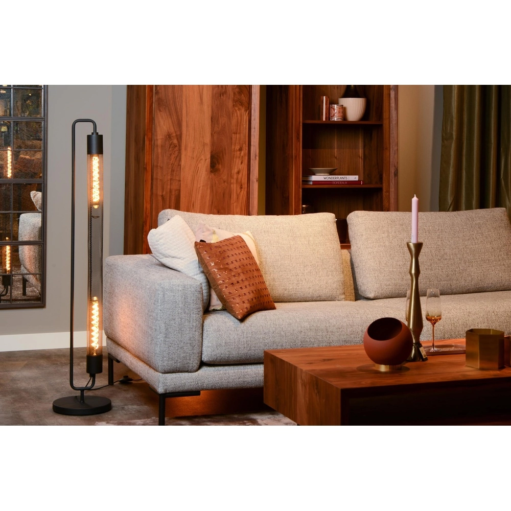 Design floor lamp Calixt Black Lucide 5411212051493