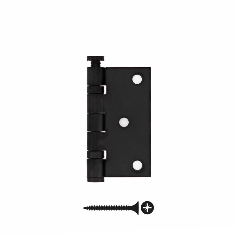 Ball bearing hinge Rotura straight up to 50kg black Intersteel 8714186460733