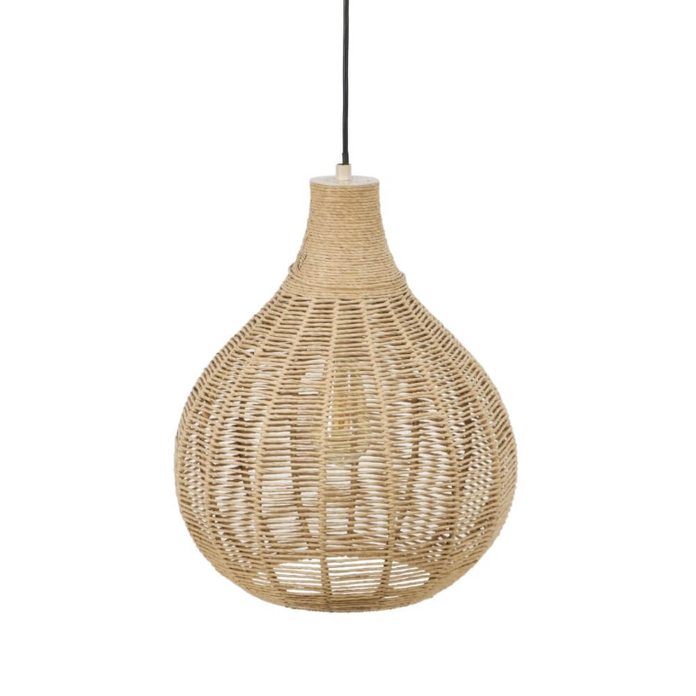 Rattan pendant lamp Janne Ø 35cm Trio 4017807629293