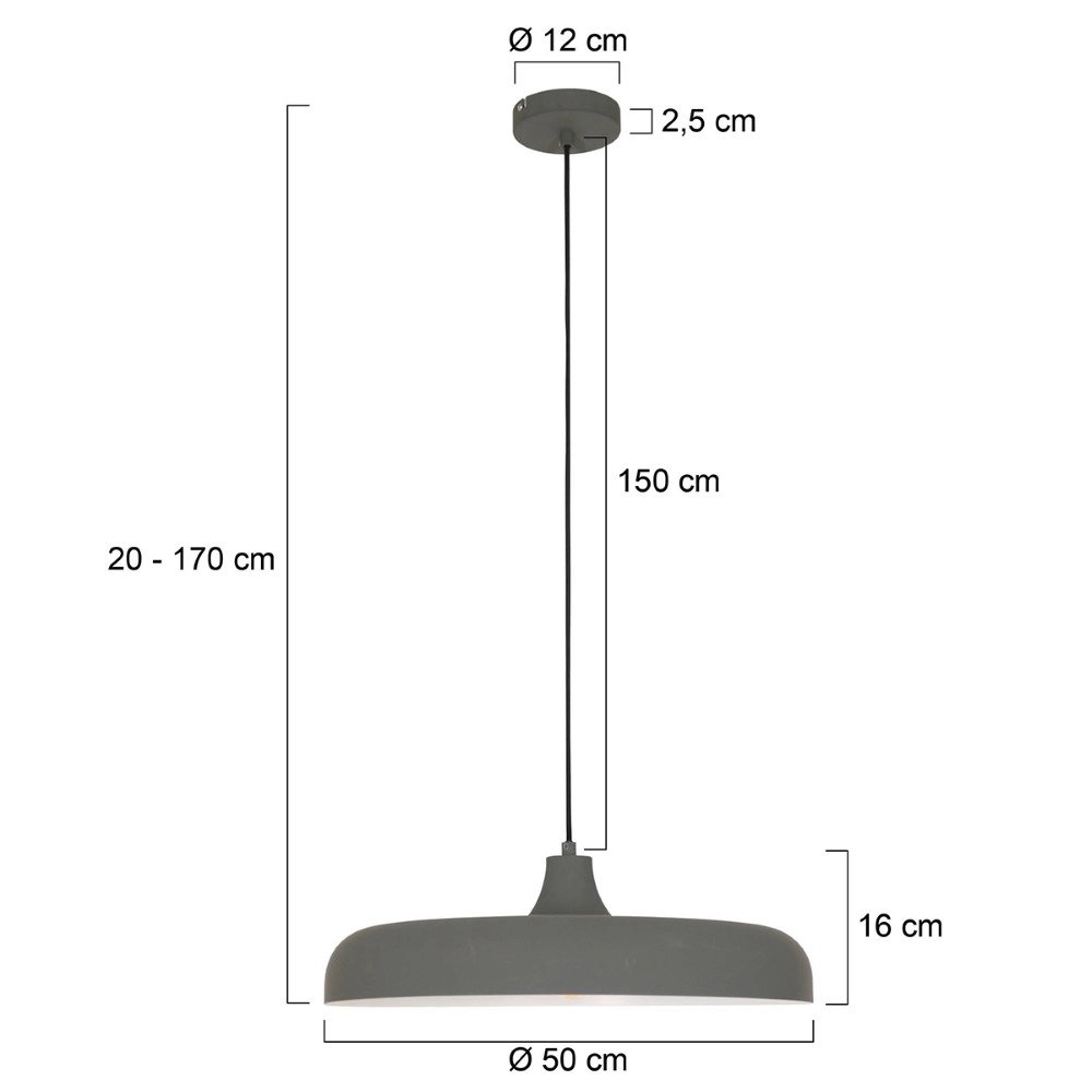 Hanging lamp Krisip Ø 50cm Steinhauer 8712746132533