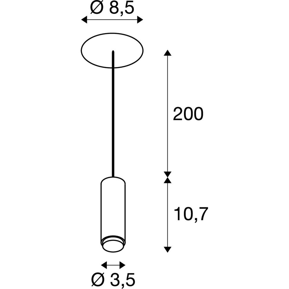 Pendant luminaire Lalu LED panel recessed SLV 4024163317382