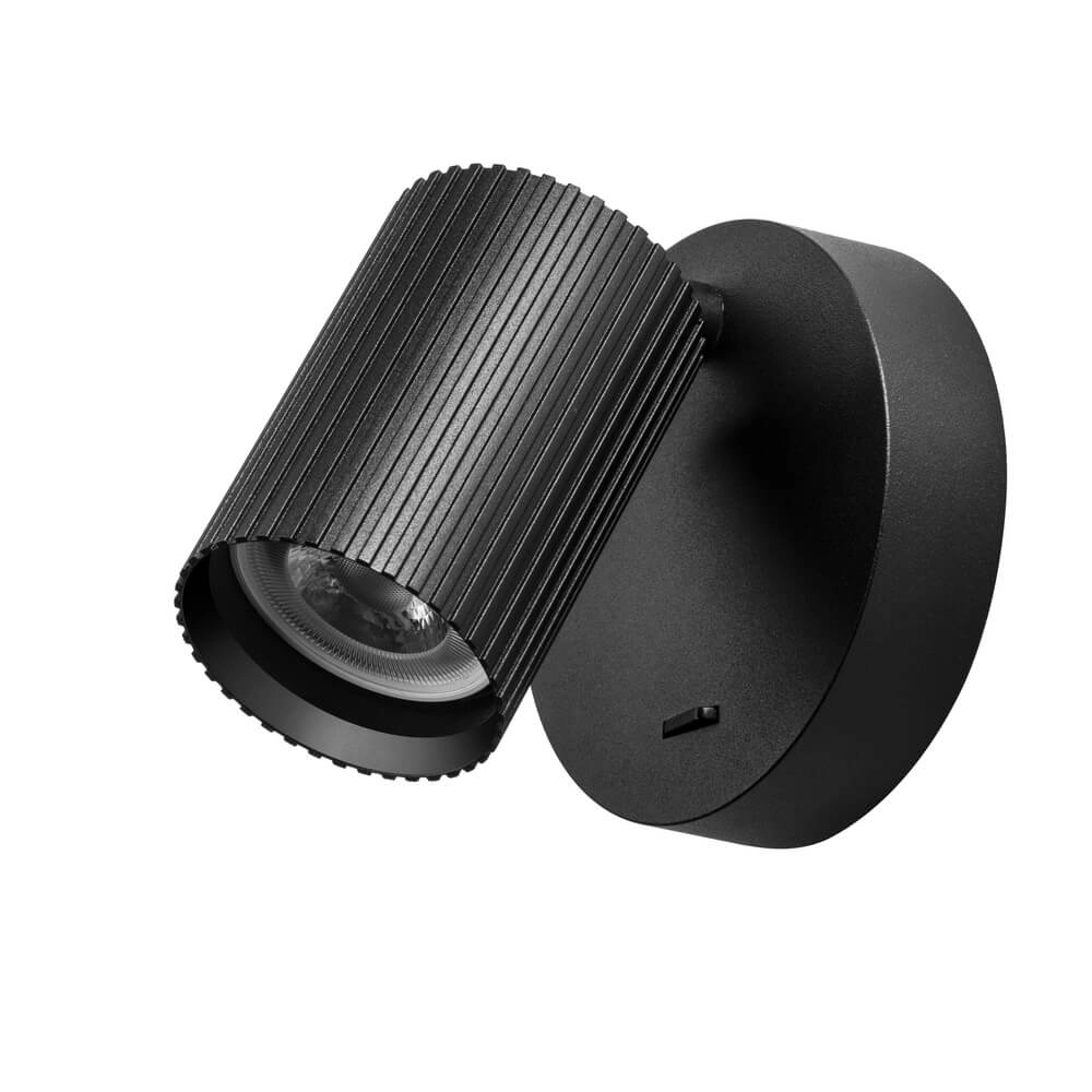 Wall spotlight Onis black - with switch Lyora 4255805302309