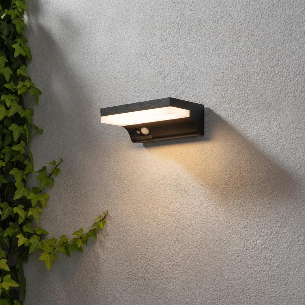 Solar wall lamp Dyn with sensor