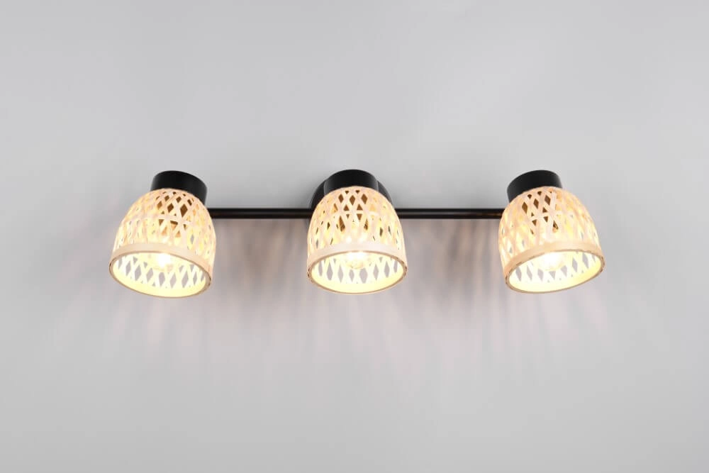3-light ceiling lamp Laurent with cream caps Trio 4017807637564
