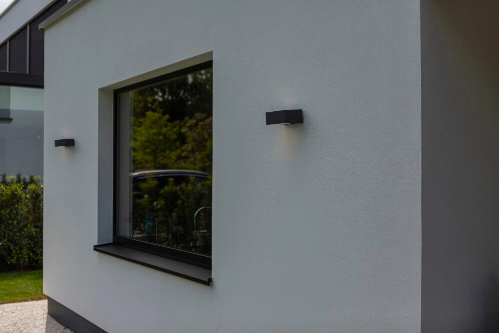 Sleek wall lamp Gemini Design anthracite Lutec 6939412015378