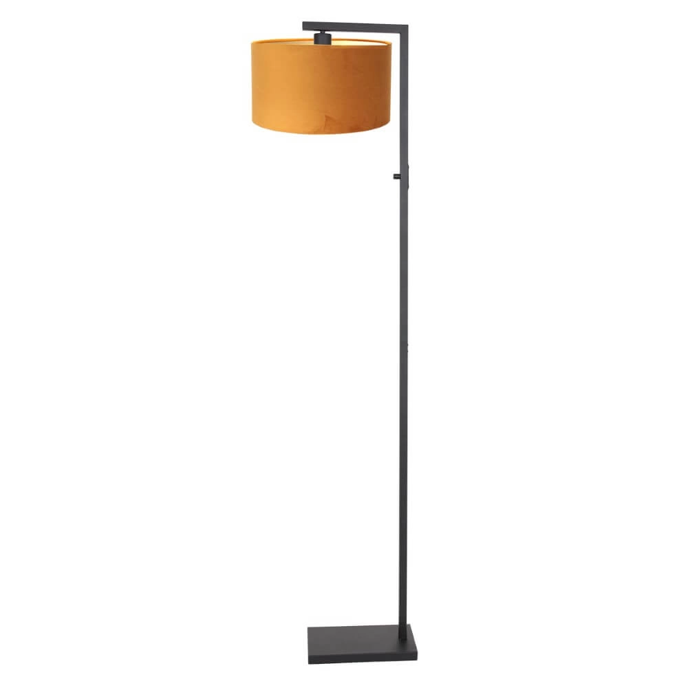 Standing table lamp Stanger with gold velvet Steinhauer 8712746151770