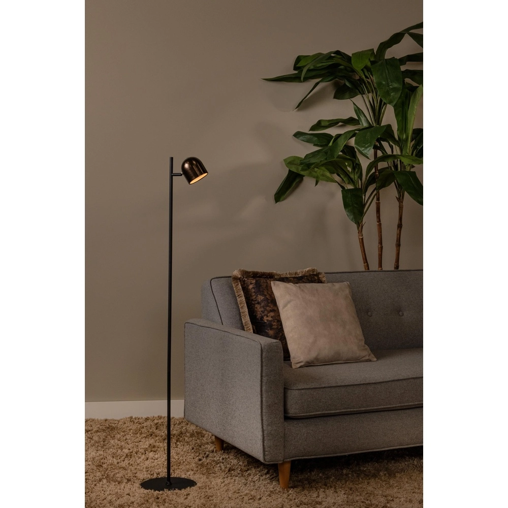 Rechargeable floor lamp Skanska Rech coffee brown Lucide 5411212032171