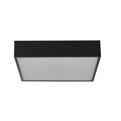 Bathroom ceiling lamp Zeus square black Searchlight 5053423188607