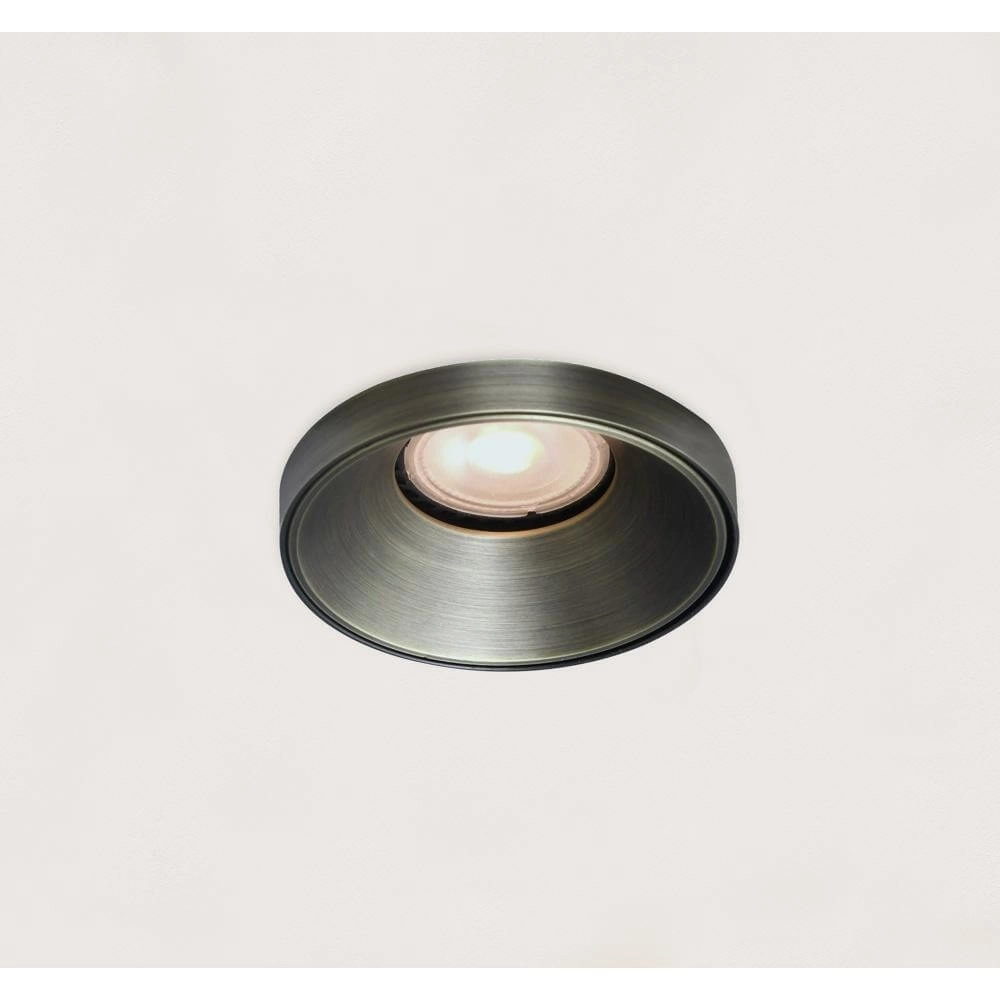 Round recessed spotlight Malmo Light bronze