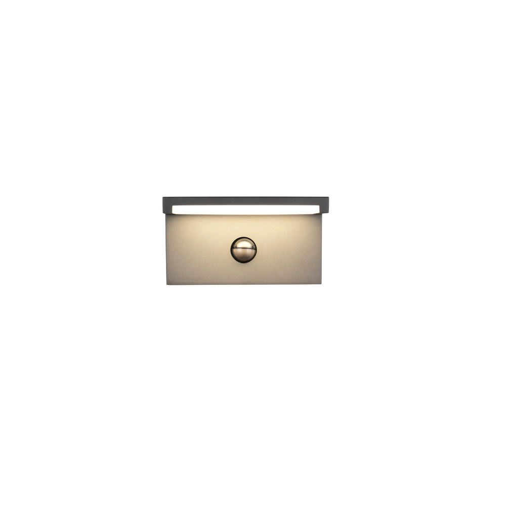 Modern wall lamp Ravi anthracite with sensor Trio 4017807686890