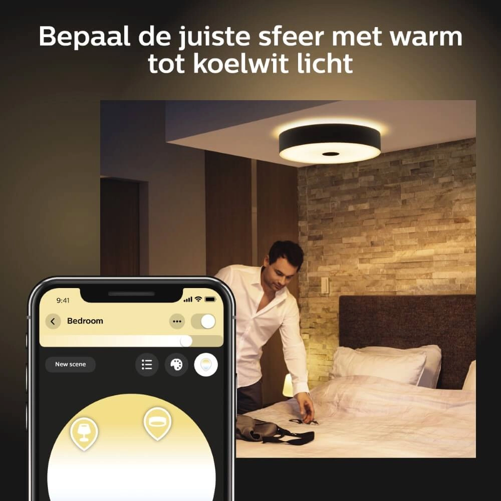 Ceiling light Hue Fair - White Ambiance Ø 44.4cm white Philips 8719514341272