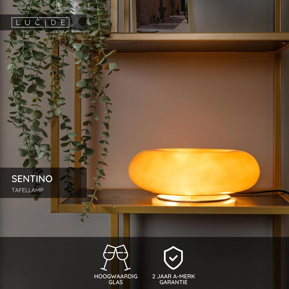 Table lamp Sentino Ø 29.5cm taupe Lucide 5411212106483