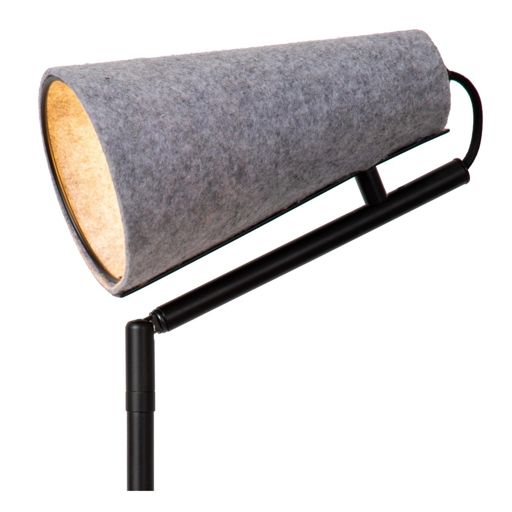 Unique floor lamp Bensen grey Lucide 5411212051653