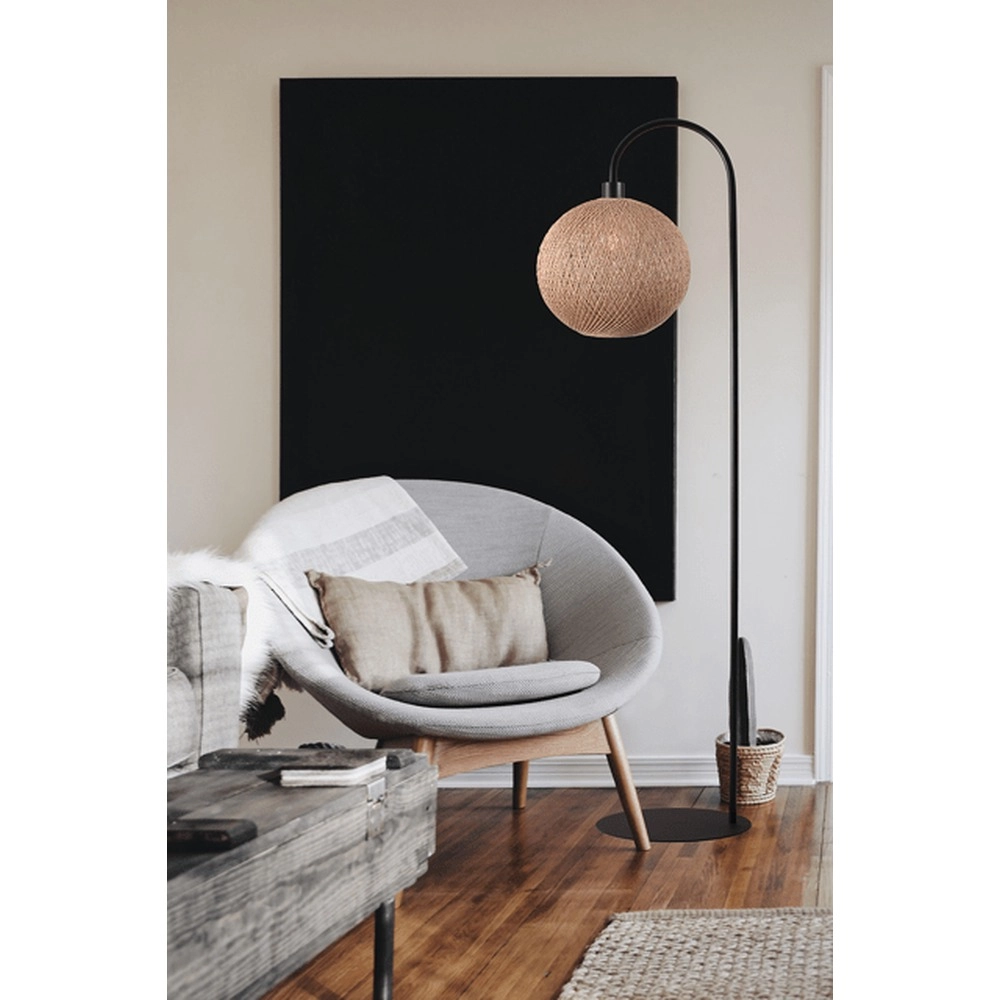 Floor lamp Corda black 186 x 40cm Masterlight 8718121330792