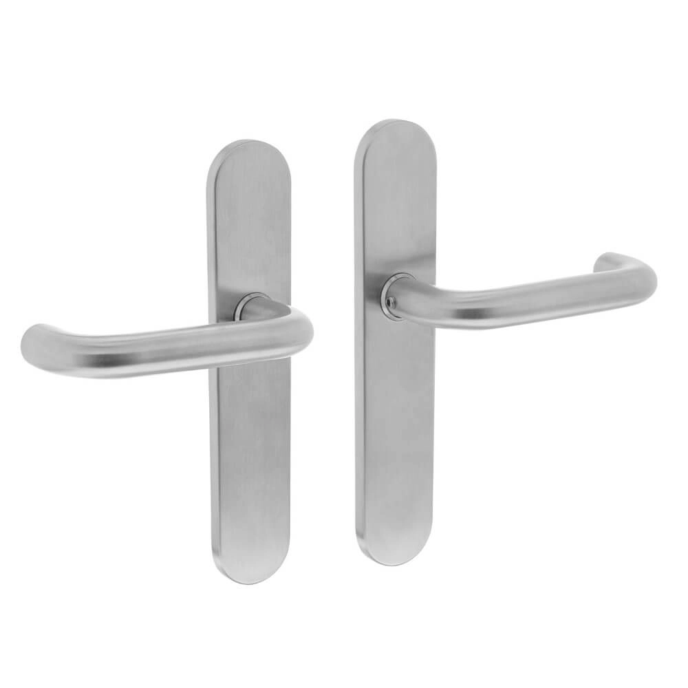 Modern door handle Rond Stainless steel