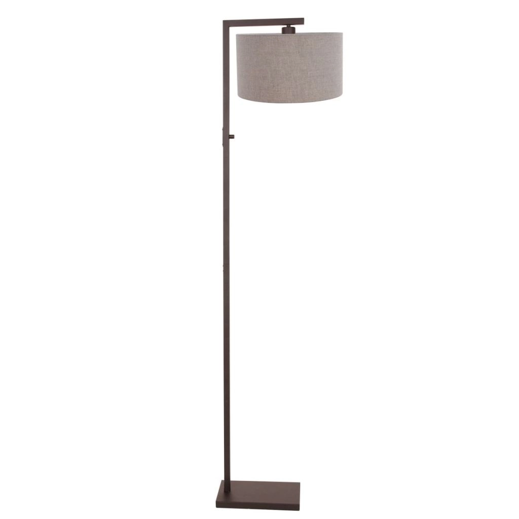 Floor lamp Stang with grey hood Steinhauer 8712746189520