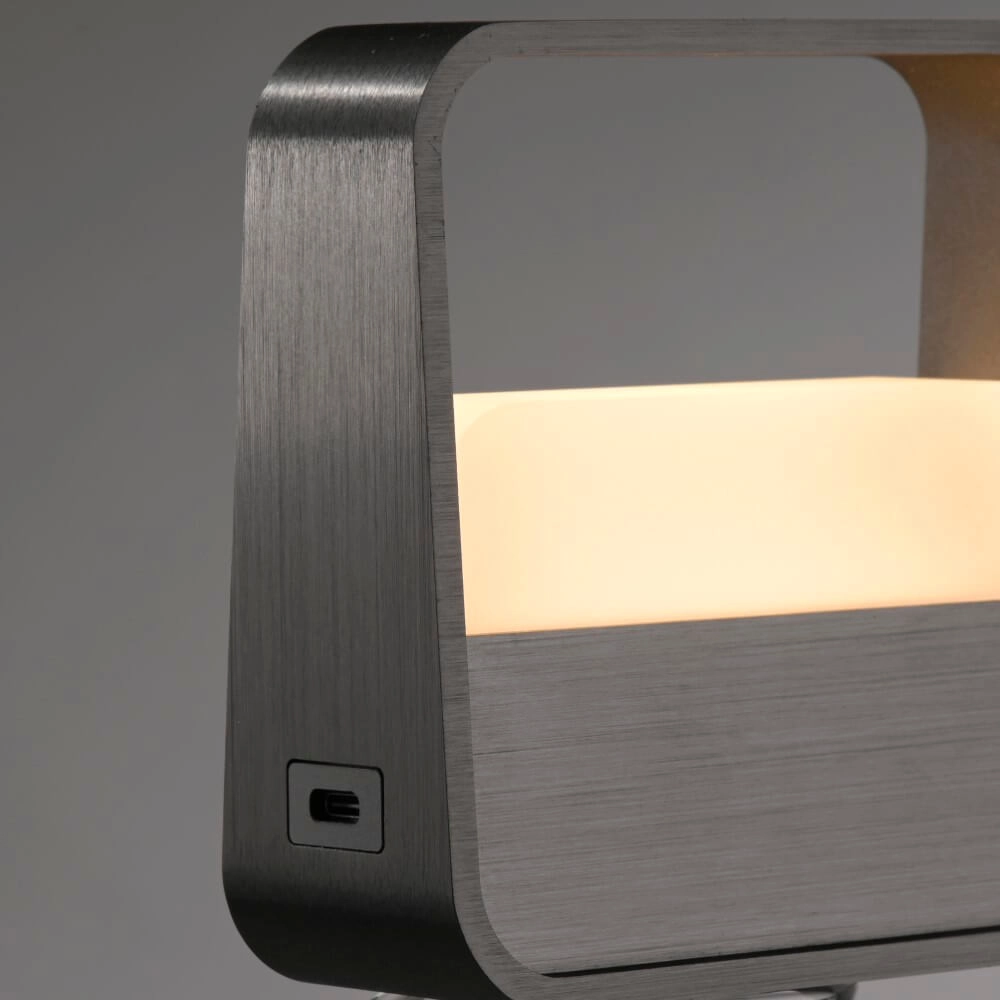 Designer table lamp Pure Go gray Paul Neuhaus 4012248382783