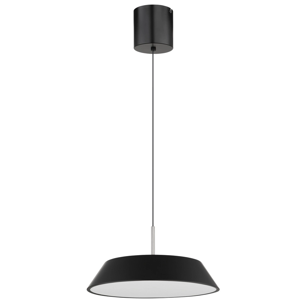 Sleek pendant lamp Silena black Ø 40cm Globo 9007371583232