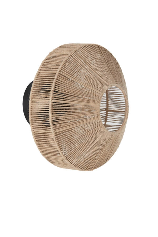 Rattan wall lamp Lyra Ø 31cm Light & Living 8717807681180