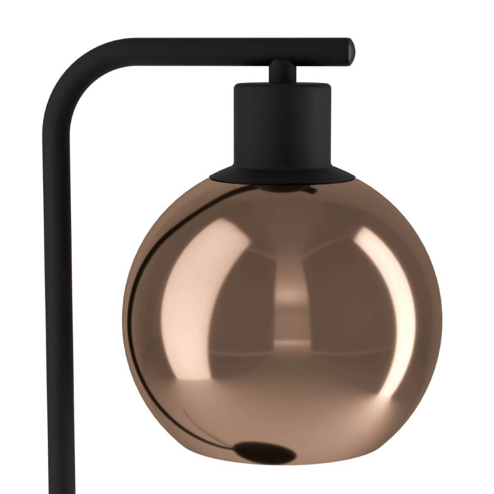Copper table lamp Cordoba black Stars of Light 9008606295197