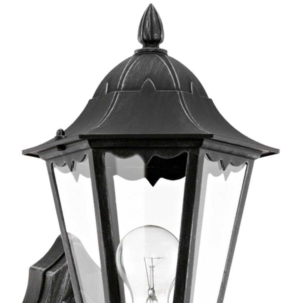 Wall lamp Navedo motion sensor black Eglo 9002759934583
