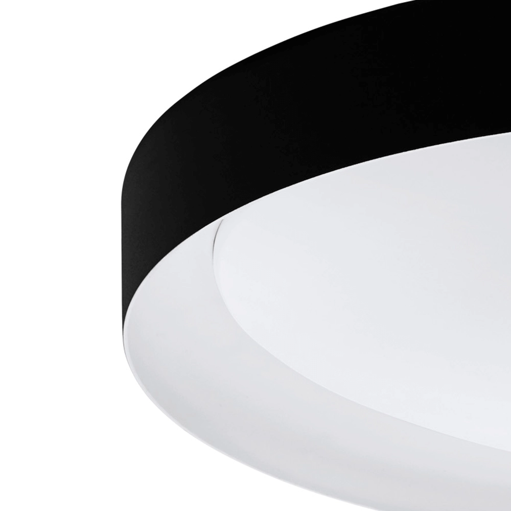Black ceiling lamp Laurito Ø 49cm Eglo 9002759997830