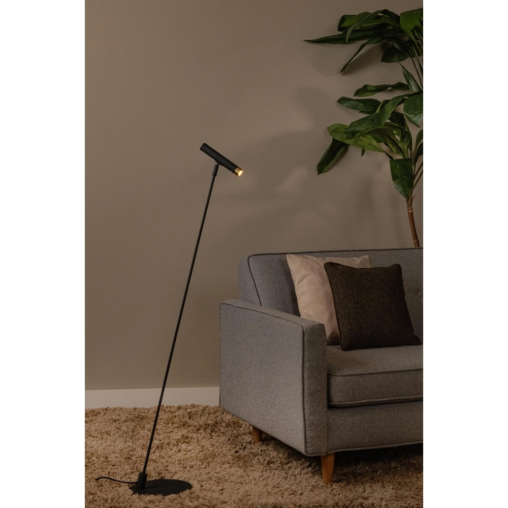 Floor lamp Alec Design black Lucide 5411212031976