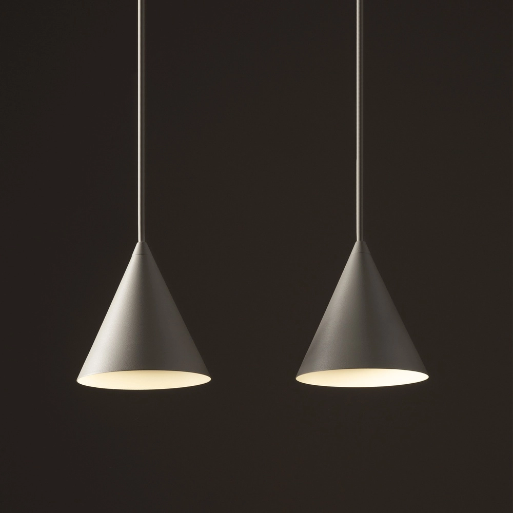 Ceiling and pendant lamp Fourty grey