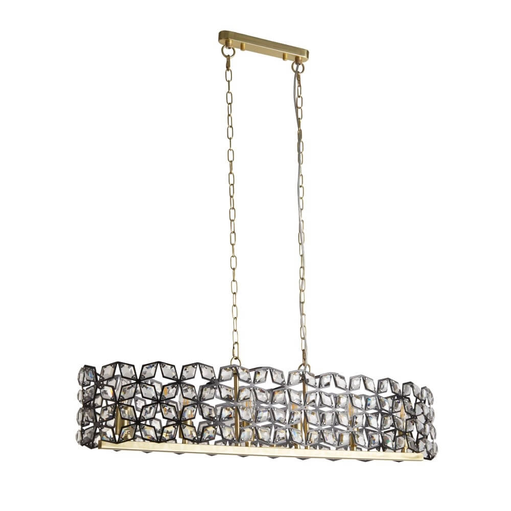 Hanging lamp Iris gold