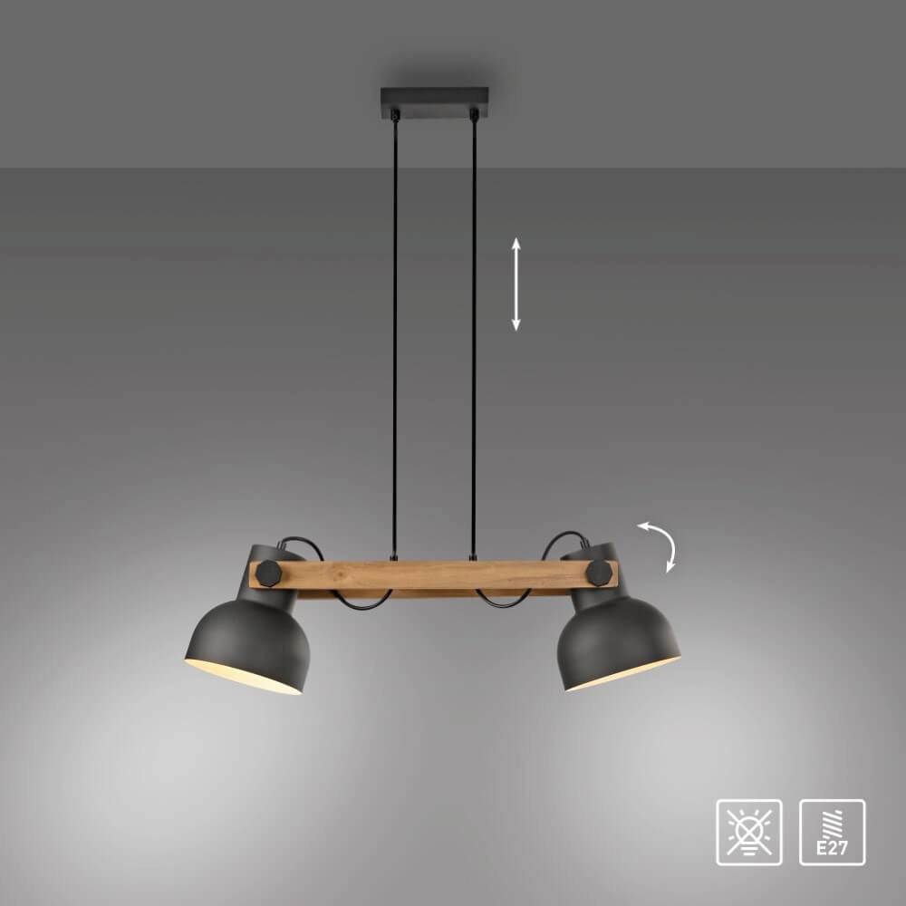 Pendant lamp Cup 2.0 2-light Just Light 4043689000660