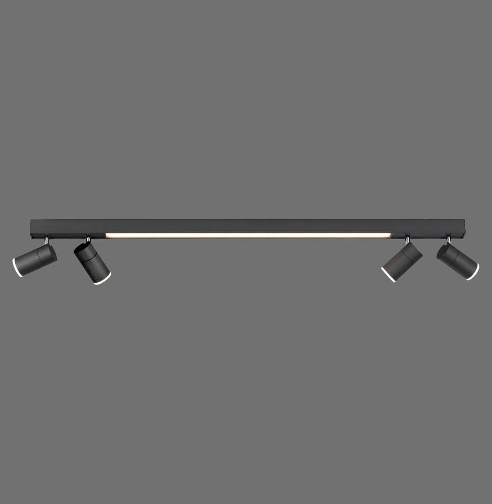 Sleek ceiling lamp Pure Lines Spot anthracite Paul Neuhaus 4012248366349