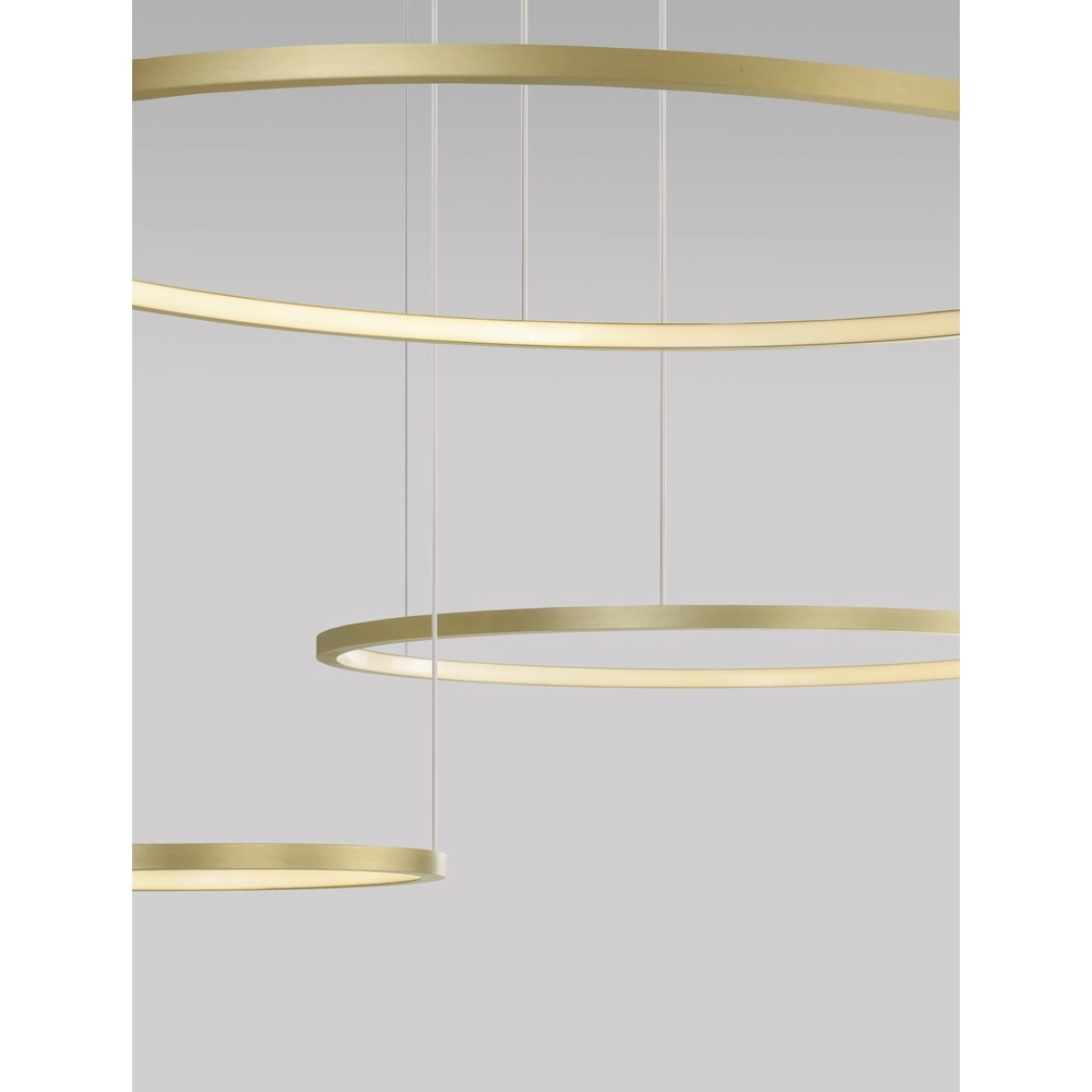 Design pendant lamp Purple gold Lyora 5212017431912