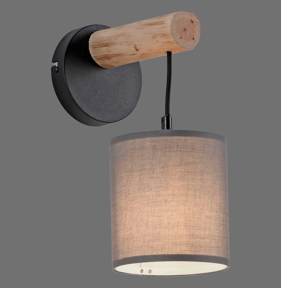 Country wall lamp Green Tribu Taupe Just Light 4043689995157