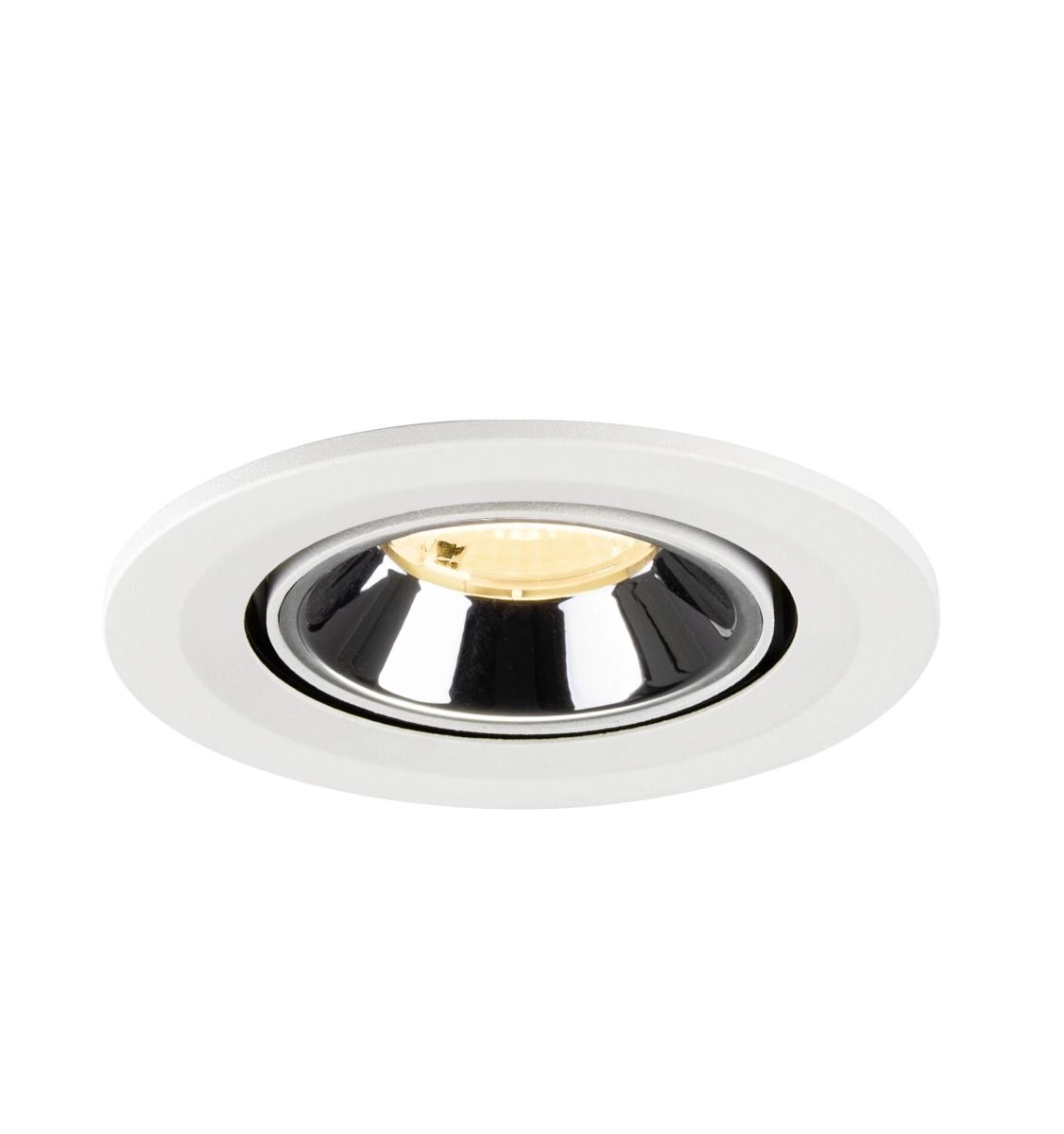 Recessed spotlight Numinos Gimble S white/chrome 3000K - 40deg SLV 4024163313438