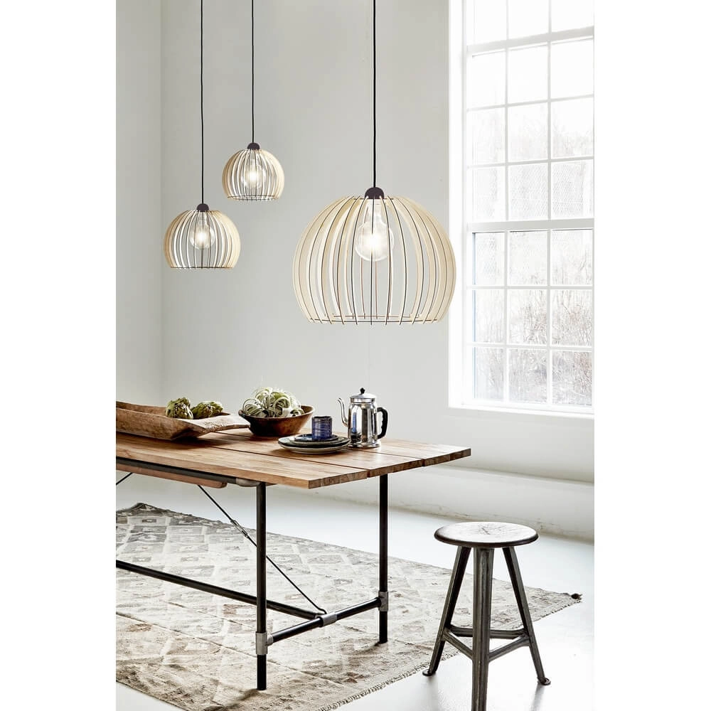 Pendant lamp Chino wood Ø 40cm Nordlux 5701581346482