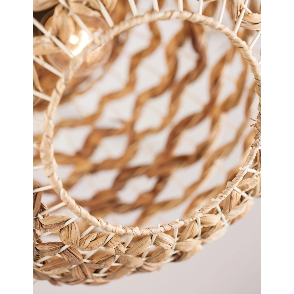Rattan pendant lamp Griffin Ø 50.5cm Lyora 5212017416636