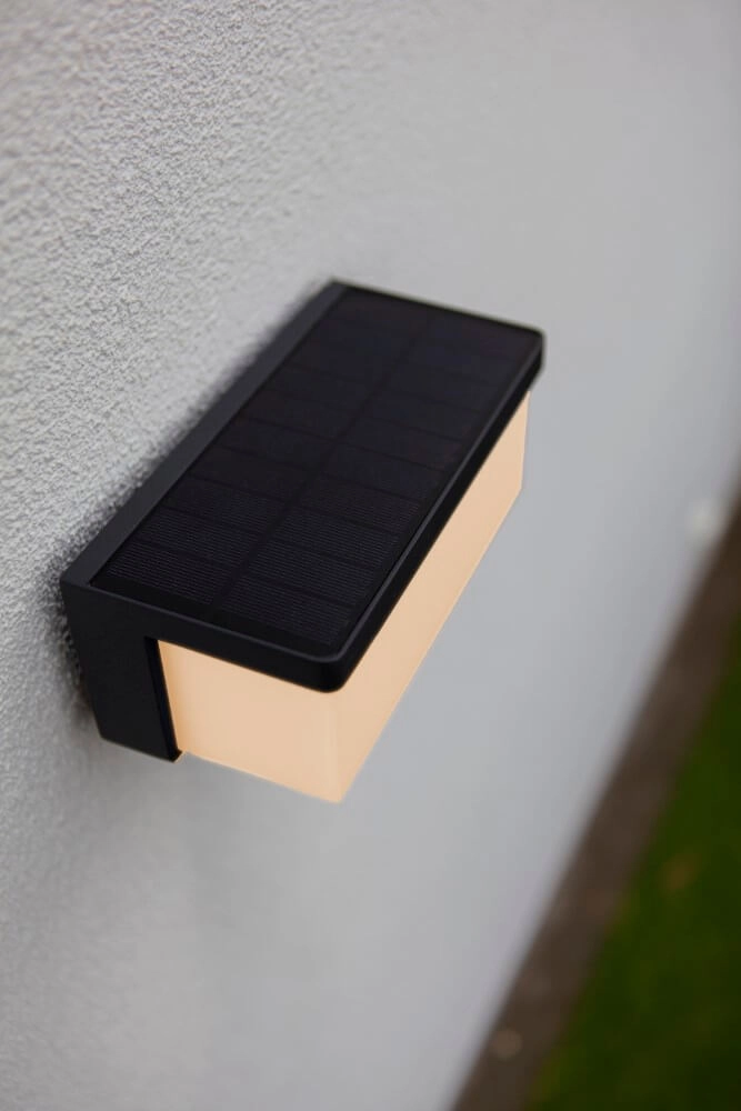 Solar wall lamp Zelna anthracite Lutec 6939412015637