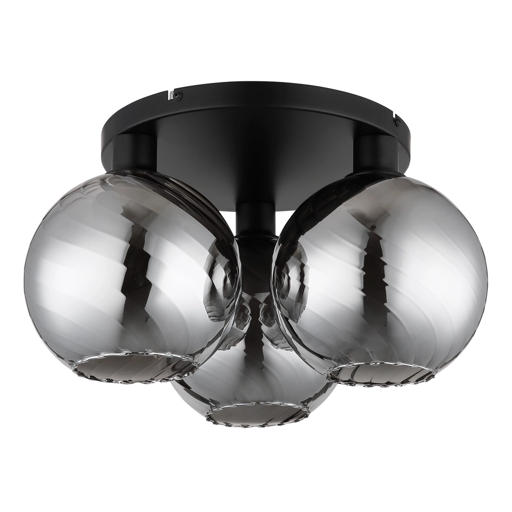 3-light ceiling lamp Ulf Black Globo 9007371525713