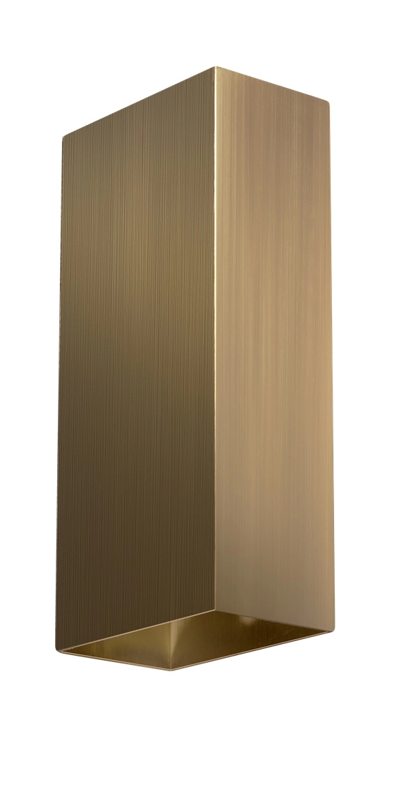 Sleek wall spotlight David bronze