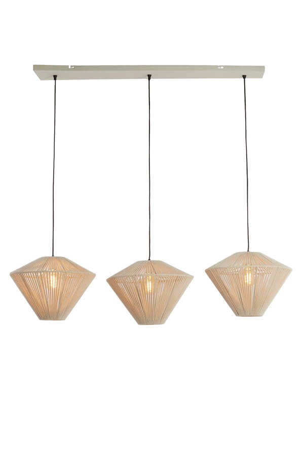 3-light pendant lamp Felida japandi 120cm Light & Living 8717807711801