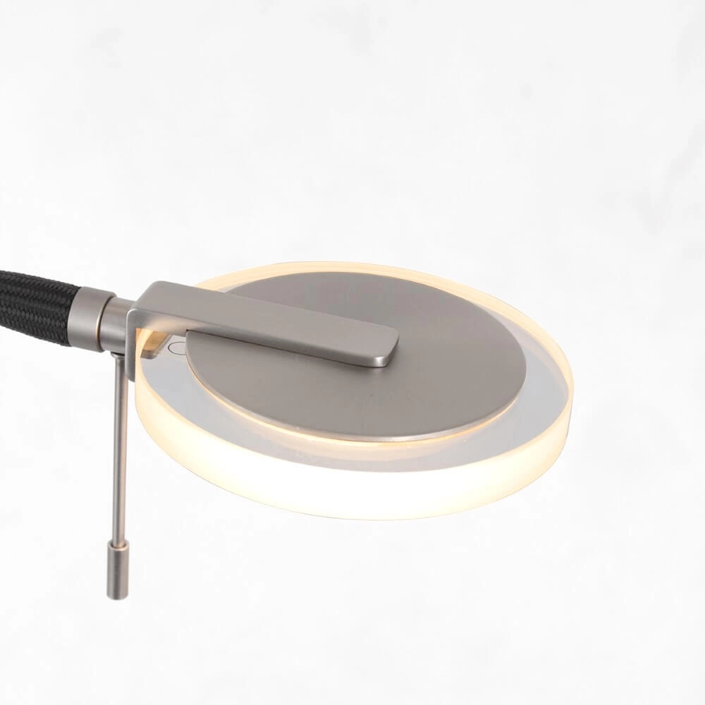 LED reading lamp 2-light Turound 40w - 2200-4000K - 187cm stainless steel clear glass Steinhauer 8712746134797