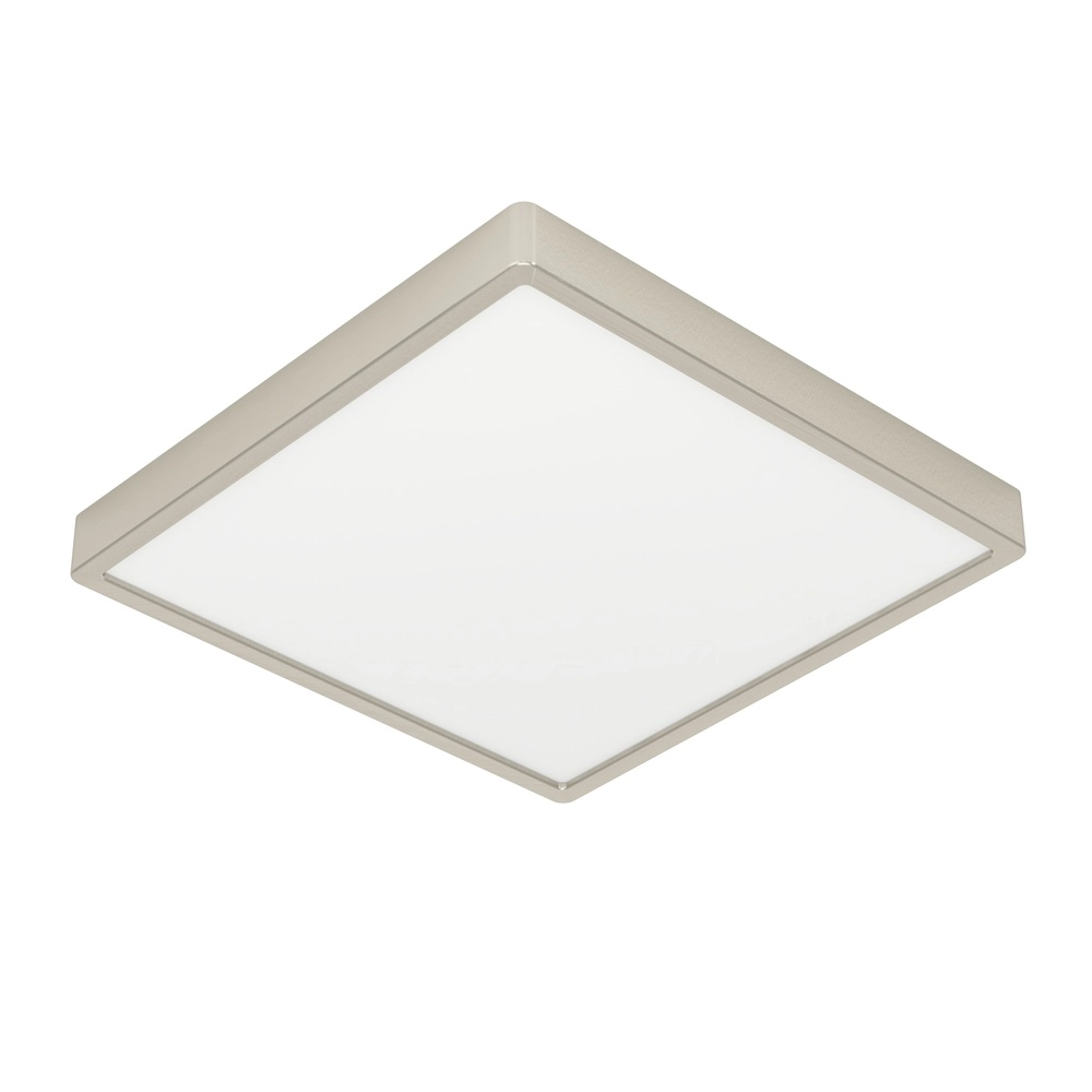 Led ceiling light Fueva 6 Square - Stainless Steel - 29x29cm
