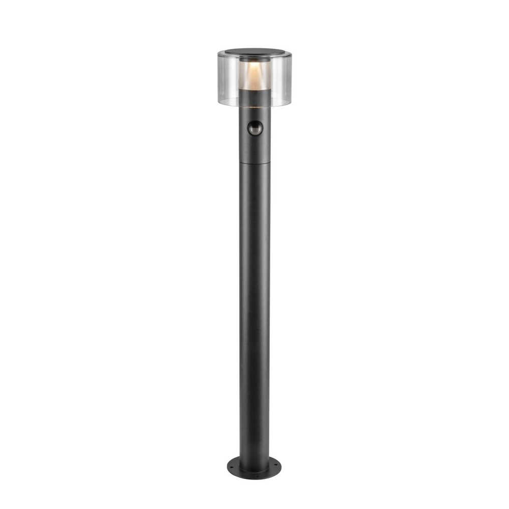 Garden lamp Taha 90cm black with sensor
