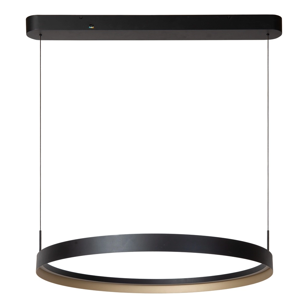 Design pendant lamp Radiant black Ø 80cm Lucide Vibes 5411212461131