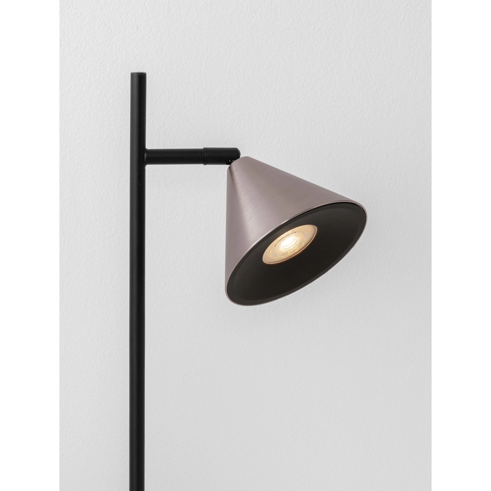 Table lamp Conico black with coffee brown Lyora 5212017475466